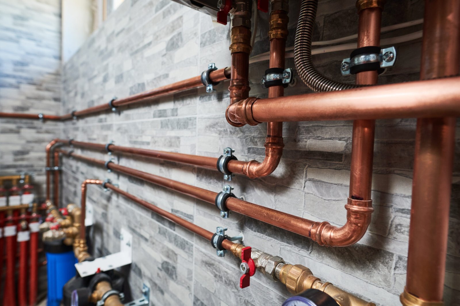 Plumbing repair work